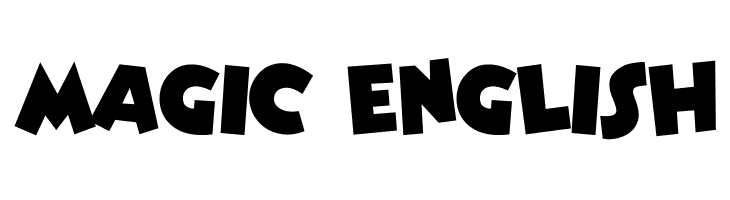 Magic English  baixar fontes gratis