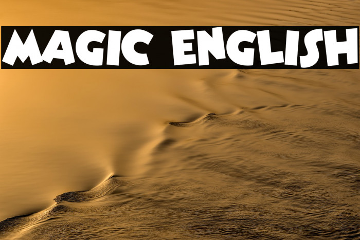 Magic English Example 1