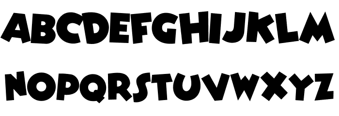 Magic English Font LOWERCASE