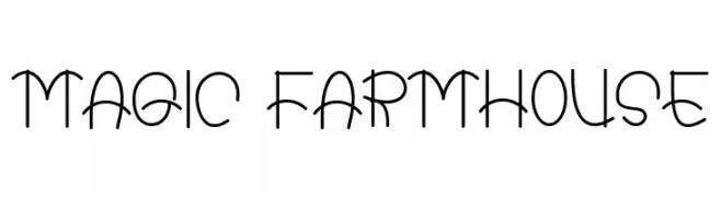 Magic Farmhouse  Frei Schriftart Herunterladen