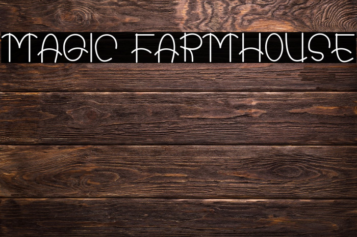 Magic Farmhouse Example 1