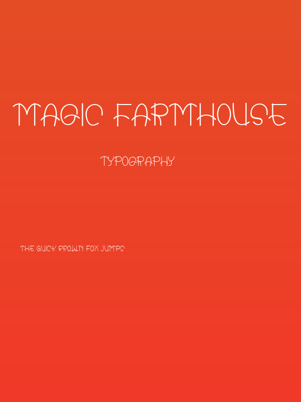 Magic Farmhouse Poster
