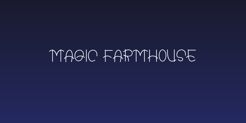 Magic Farmhouse Social Header