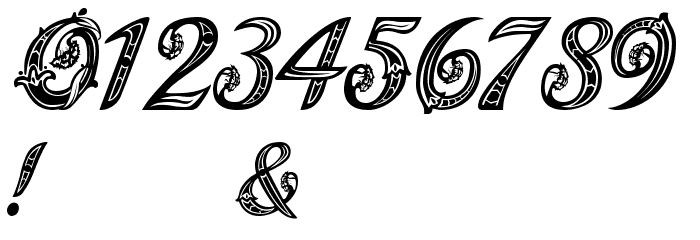 Magic Fleurons NC Font OTHER CHARS