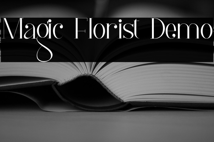 Magic Florist Demo Example 1