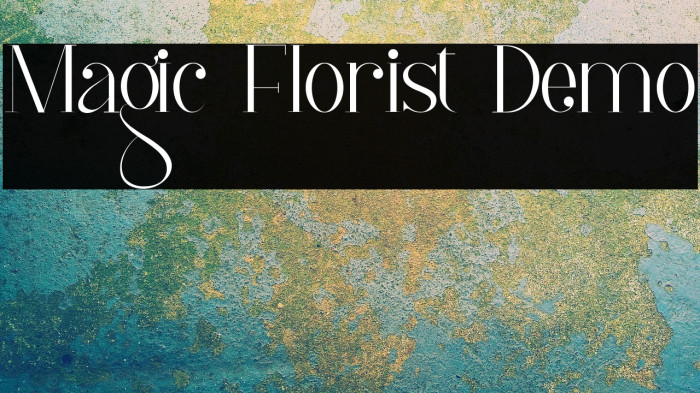 Magic Florist Demo Example 3