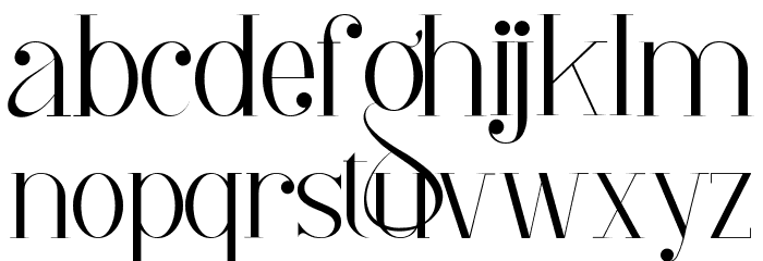 Magic Florist Demo Font LOWERCASE