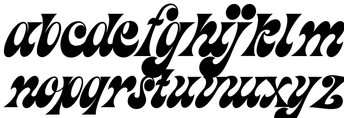 Magic Funk Font LOWERCASE