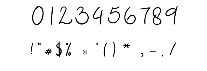 Magic Glass Font OTHER CHARS