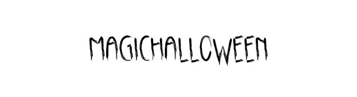 Magic Halloween  フリーフォントのダウンロード