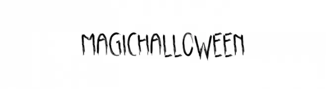 Magic Halloween  नि: शुल्क फ़ॉन्ट्स डाउनलोड