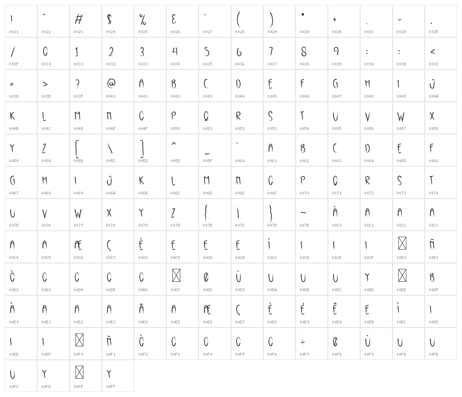 Magic Halloween Character Map