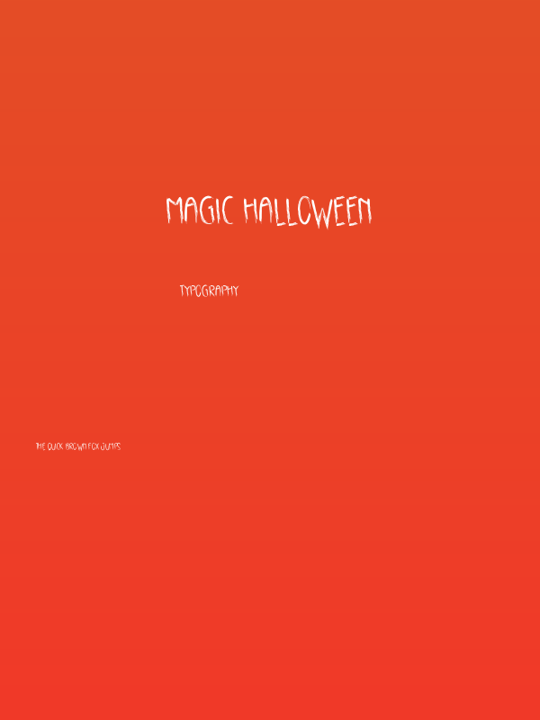 Magic Halloween Poster