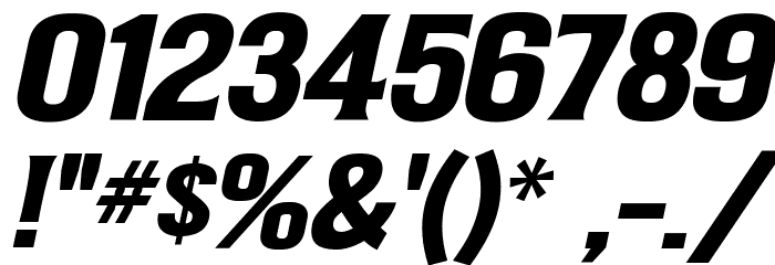 Magic Hat Italic Font OTHER CHARS