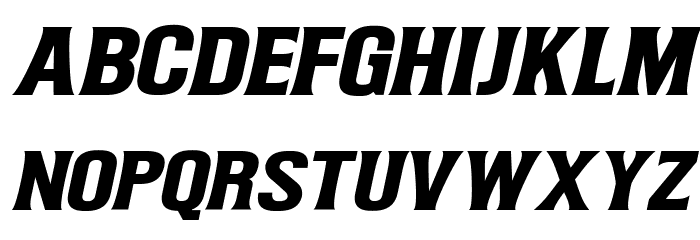 Magic Hat Italic Font LOWERCASE