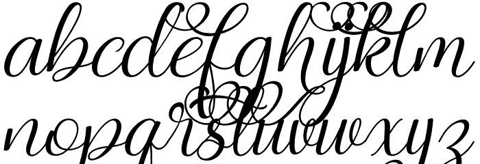 Magic Heart Ital PERSONAL USE Italic Font LOWERCASE