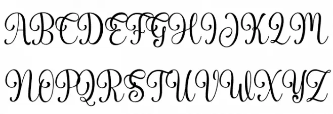 Magic Heart PERSONAL USE Regular 字体 大写