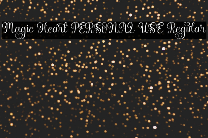 Magic Heart PERSONAL USE Regular Example 3