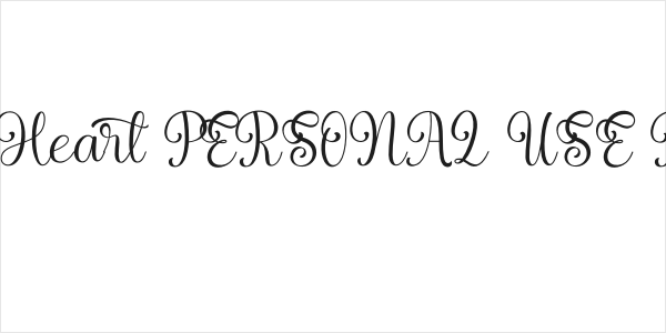 Magic Heart PERSONAL USE Regular Logo
