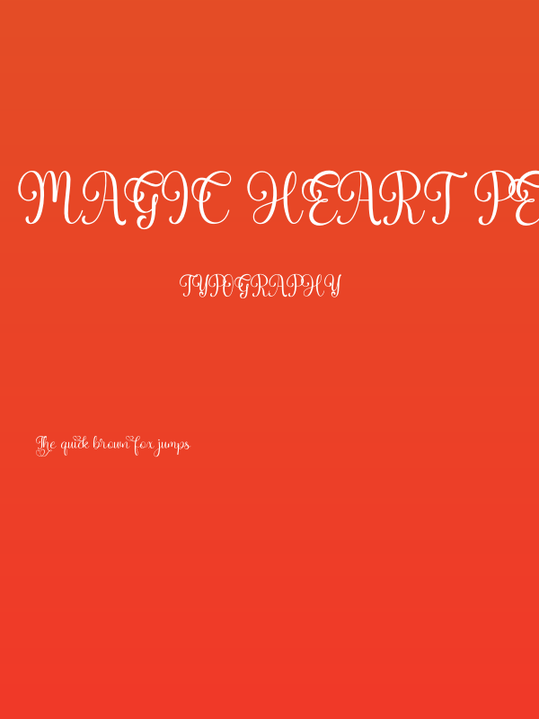 Magic Heart PERSONAL USE Regular Poster