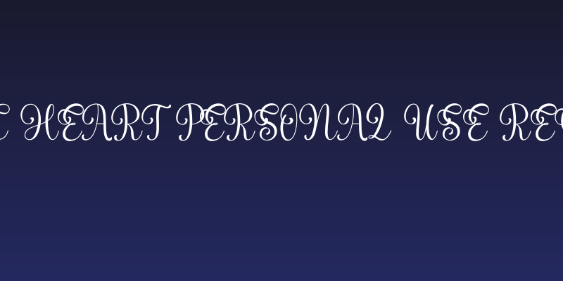 Magic Heart PERSONAL USE Regular Social Header