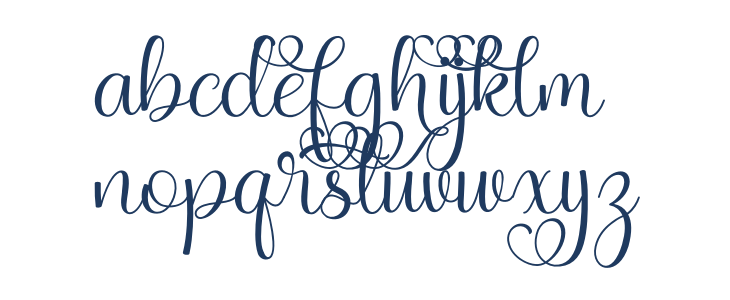 Magic Heart PERSONAL USE Regular Lowercase