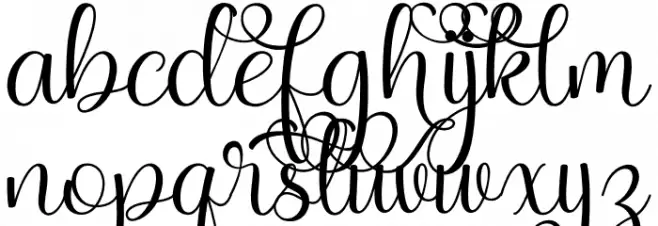Magic Heart PERSONAL USE Regular 字体 小写