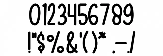 Magic Hour Font OTHER CHARS