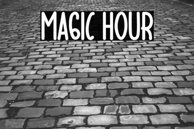 Magic Hour Font examples