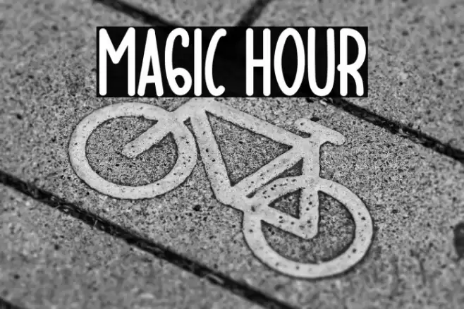 Magic Hour Font examples