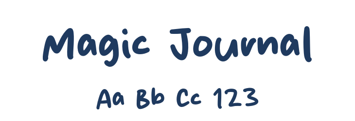 Magic Journal Font Preview