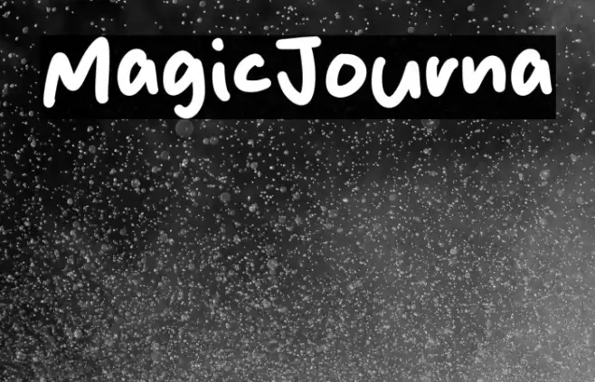 Magic Journal Example 2