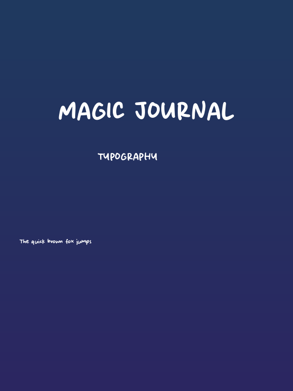 Magic Journal Poster