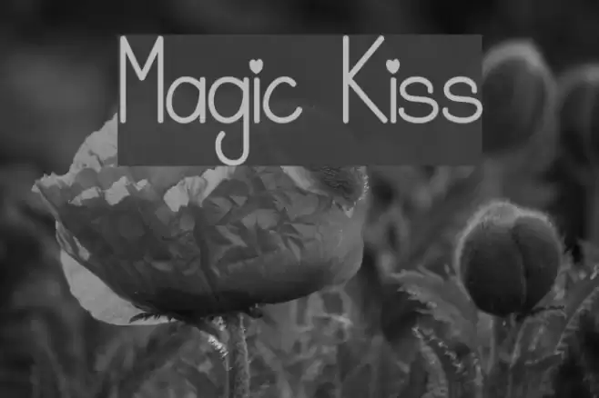 Magic Kiss Font examples
