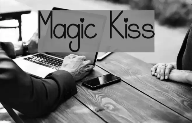 Magic Kiss Font examples