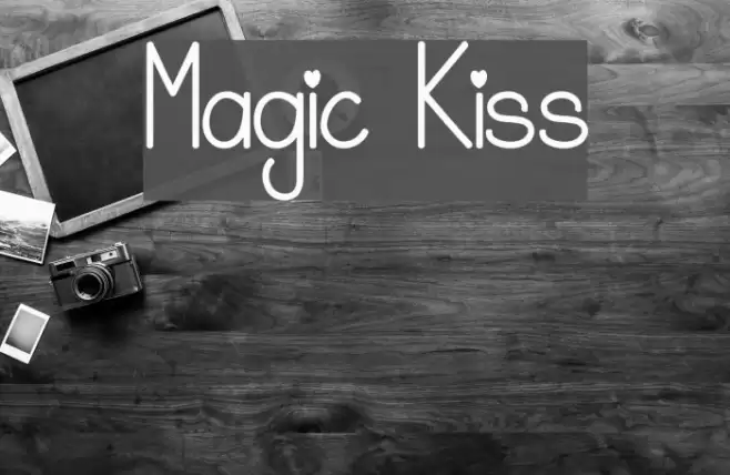 Magic Kiss Font examples