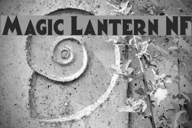 Magic Lantern NF Fonte examples