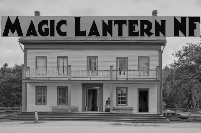 Magic Lantern NF Fonte examples