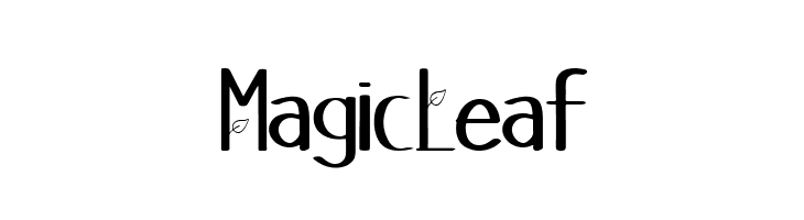 Magic Leaf  font caratteri gratis