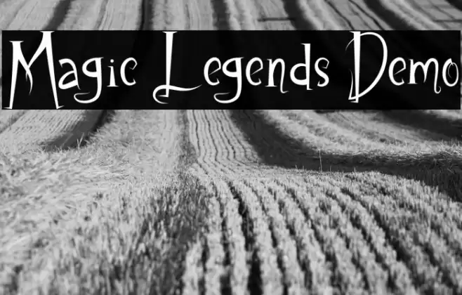 Magic Legends Demo Шрифта examples