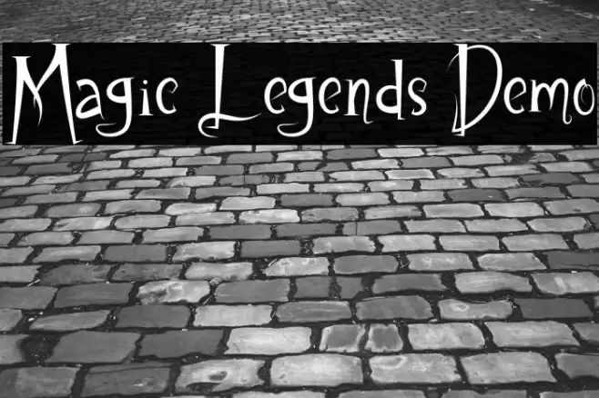 Magic Legends Demo Шрифта examples