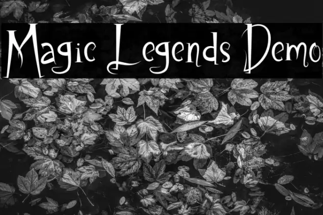 Magic Legends Demo Шрифта examples
