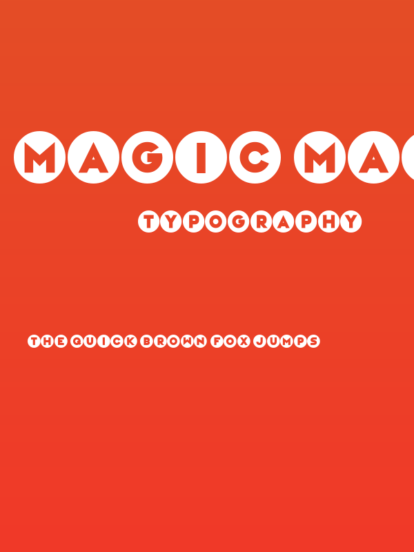 Magic Marbles Italic Poster