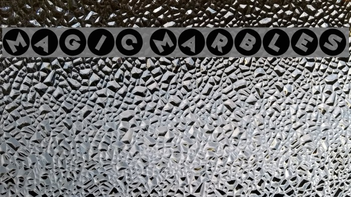 Magic Marbles Font examples