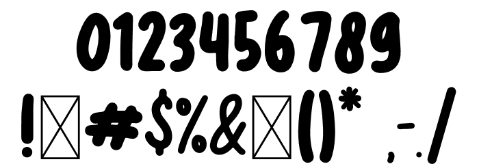 Magic Neys Font OTHER CHARS