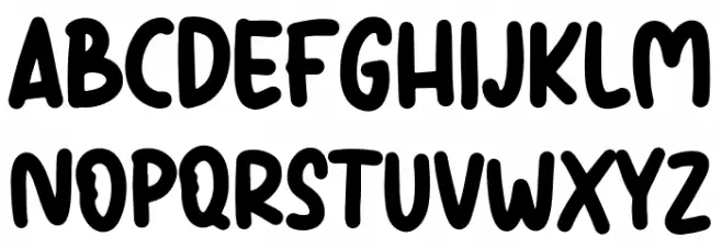 Magic Neys Font UPPERCASE