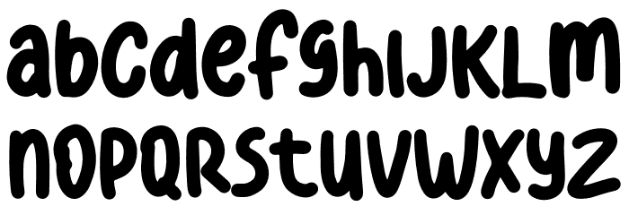 Magic Neys Font LOWERCASE