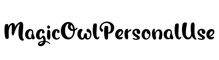 Magic Owl Personal Use  नि: शुल्क फ़ॉन्ट्स डाउनलोड