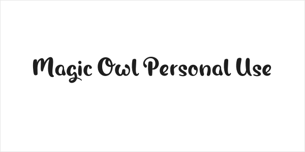 Magic Owl Personal Use Logo