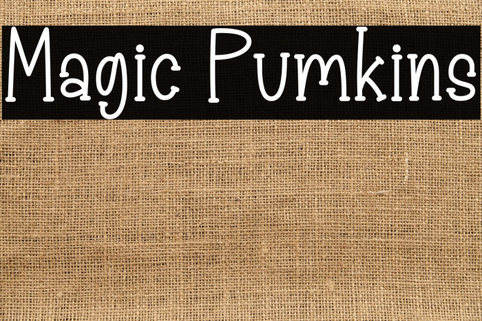 Magic Pumkins Example 2